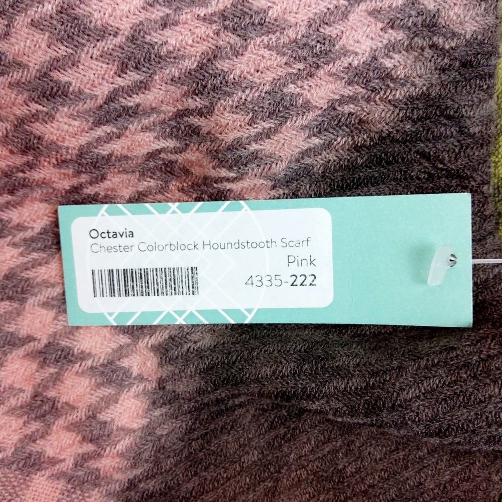 Stitch Fix Octavia Chester Houndstooth Scarf OS - Picture 3 of 4